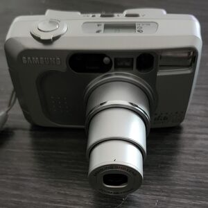 Samsung Maxima Zoom 105 Ti Quartz Date Point‎ & Shoot 35mm Film Camera TESTED